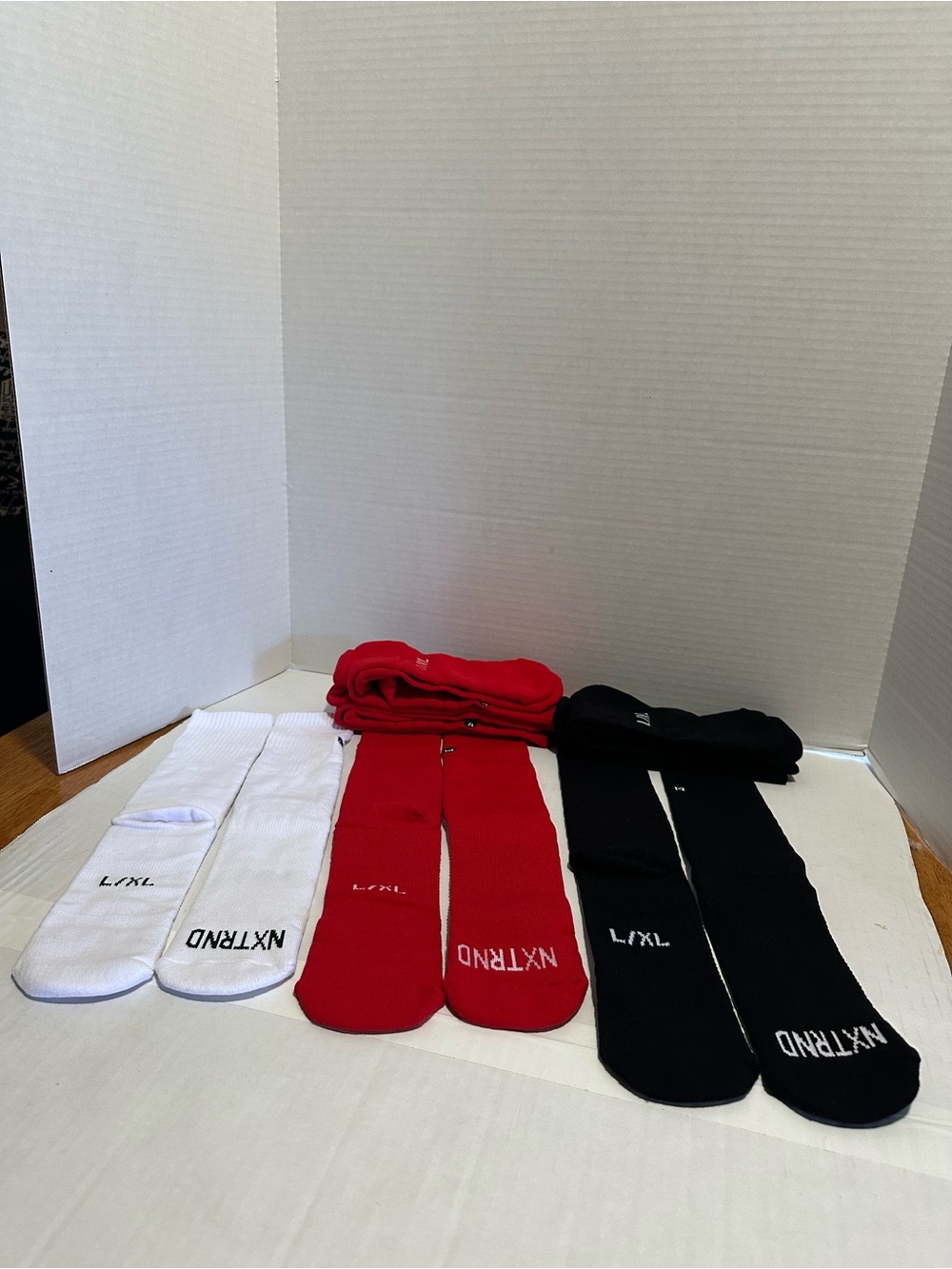 NXTRND Football Crew socks: L/XL